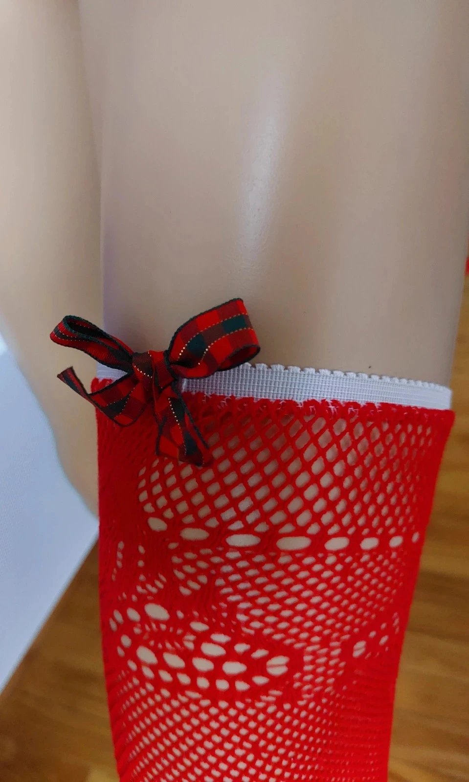Conjunto de 5 peças de Natal com visual de menina do Papai Noel sexy – Tamanho único – photo 15